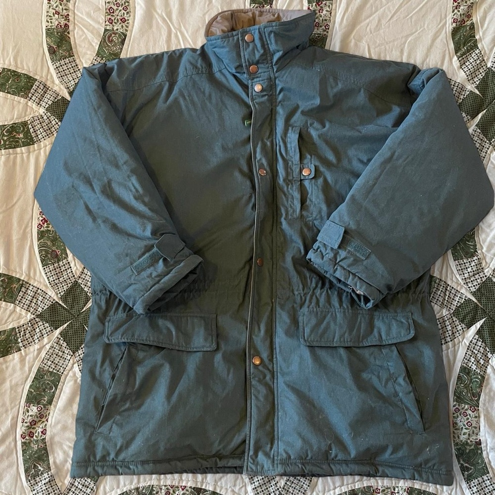 VTG Field & Stream Men's Puffer Jacket in Teal Size XXL 2XL Outdoors Gorpcore
